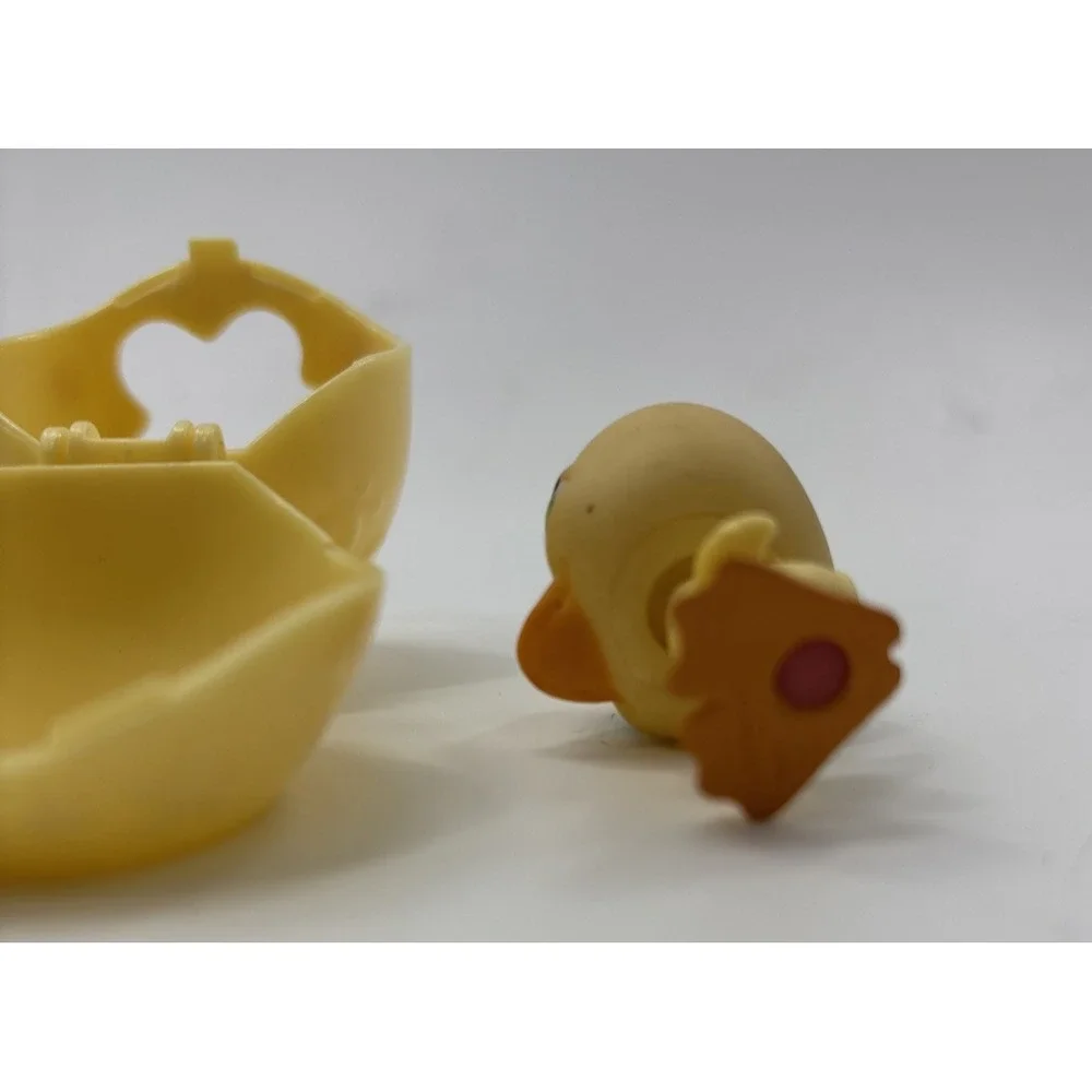 Littlest Pet Shop #51 #3 Rabbit Yellow Duck Bird Green‎ Eyes Authentic LPS Egg